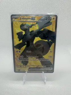 Pokemon Zekrom EX TCG Black Bolt Holo Card SV10.5 - Image 1