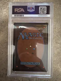 1994 Magic The Gathering Volcanic Island Revised PSA 6 - Image 2