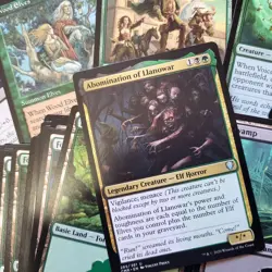 Whole COMMANDER Magic Deck MTG - Abomination of Llanowar */* ELF Tribal ELVES - Image 1