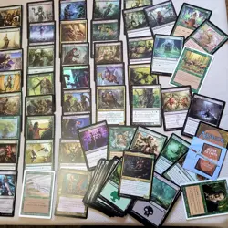 Whole COMMANDER Magic Deck MTG - Abomination of Llanowar */* ELF Tribal ELVES - Image 2