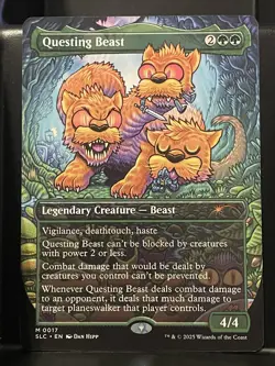 Questing Beast # 17 MTG SLD Secret Lair Countdown Kit 2025 NM - Image 1
