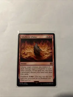 Magic the Gathering MTG Final Fantasy Nibelheim Aflame 146 Regular Near Mint - Image 1