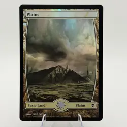 Magic MTG: Plains (231) - Full Art Zendikar FOIL - Image 1