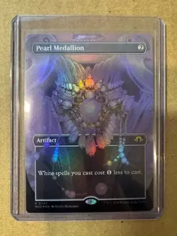 Magic The Gathering MH3 Borderless Foil Pearl Medallion #0347 - Image 1
