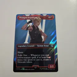 Prompto Argentum (Borderless) (Surge Foil) Final Fantasy Foil Magic MTG - Image 1
