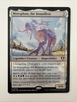 Morophon, the Boundless Commander Masters Regular for sale online - Image 1