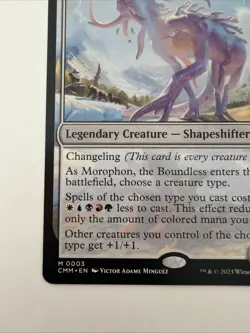 Morophon, the Boundless Commander Masters Regular for sale online - Image 5