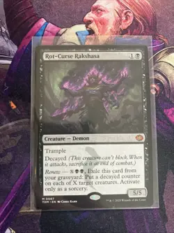 Mtg Rot-Curse Rakshasa Tarkir: Dragonstorm Mythic NM - Image 1
