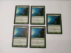 5 X Magic the Gathering MTG Mirrodin Besieged CREEPING CORROSION - Image 1