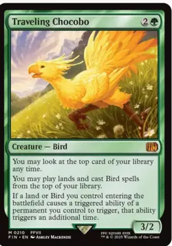 Traveling Chocobo - Non-foil (FIN 0210) MTG FF Magic The Gathering FINAL FANTASY - Image 1