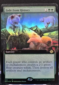 Fade from History #345 The Brothers' War Extended Art Foil Rare - Image 1