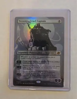 Tezzeret, Cruel Captain (Borderless) Edge of Eternities Foil - Image 1