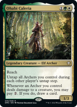 [1x] Ohabi Caleria - Foil Slight Play, English Dominaria United Commander MTG Ma - Image 1