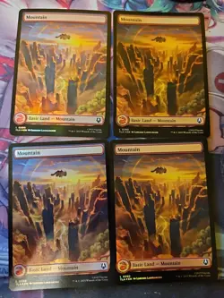 MTG - Avatar: The Last Airbender - Mountain - Appa Full Art (290) - NM - Foil x4 - Image 1