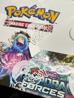 Pokemon TCG Temporal Forces Booster Box With Protector - Image 2