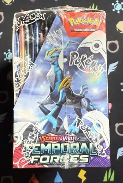 Pokemon TCG Temporal Forces Booster Box With Protector - Image 3