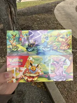 Pokemon - Scarlet & Violet Prismatic Evolutions Mini Tin Display FACTORY SEALED - Image 1