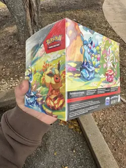 Pokemon - Scarlet & Violet Prismatic Evolutions Mini Tin Display FACTORY SEALED - Image 4