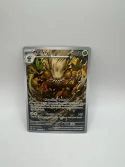 Pokemon Card - Shiftry 163/162 Holo Illustration Rare 2024 Shiny Foil Art TCG B - Image 1