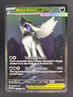 Mega Absol EX Secret Illustration Rare 180/132 Mega Evolution Pokemon TCG 💎 NM - Image 1
