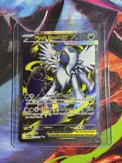 Pokemon TCG Mega Absol Ex Mega Evolution 161/132 Nm Great Centering - Image 1