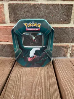 FACTORY SEALED-Pokemon TCG: Darkrai Triple Whammy Collector's Tin-BRAND NEW - Image 1