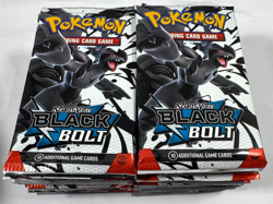 Pokemon TCG Black Bolt Booster Pack Lot Scarlet & Violet 30x English Packs - Image 1