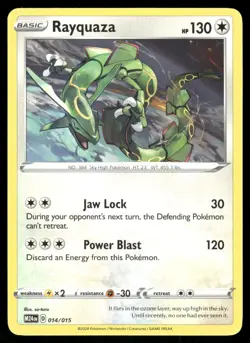 2024 Near Mint Pokemon 014/015 D Rayquaza McDonald’s Promo English - Image 1