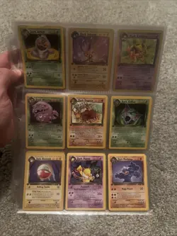 Pokemon 1st Edition Team Rocket NEAR COMPLETE Non-Holo Set - Image 1