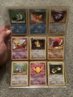 Pokemon 1st Edition Team Rocket NEAR COMPLETE Non-Holo Set - Image 4