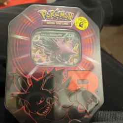Team Rocket's NIDOKING EX TIN - *NEW & SEALED* - Pokemon Destined Rivals TIN - Image 1