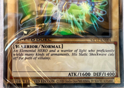 SEALED Yu-Gi-Oh Elemental HERO Sparkman OPTP-EN004 Super Rare (KF 211-01) - Image 2