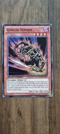 Goblin Zombie - Yugioh TCC - Common - LP - Limited Edition - Free UK P&P - Image 1