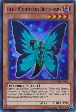 YUGIOH Blue Mountain Butterspy NUMH-EN012 NM - Image 1