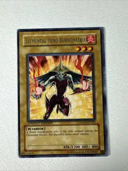 Elemental Hero Burstinatrix LP MDP2-EN003 Rare Mcdonalds Promo Yugioh! - Image 1