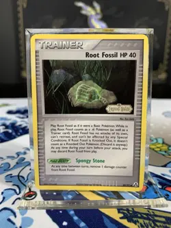 Pokemon Card Ex Legend Maker Root Fossil HP 40 80/92 2006 Reverse Stamped Holo - Image 1