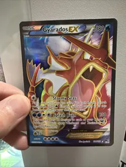 Pokemon Gyarados EX TCG Full Art Holo Ultra Rare Card 114/122 XY-Breakpoint - Image 1
