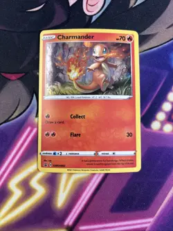 Charmander SWSH092 Black Star Promo Holo Pokemon Card 2021 NM - Image 1