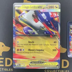 Mega Latias EX : MEP 011 & Big Card- Exclusive Black Star Promo / Latias - Image 2