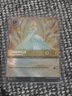 Cinderella, Ballroom Sensation 205/204 - Enchanted Lorcana TCG card - Image 1