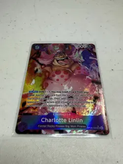 Charlotte Linlin SR Alt Art OP08-069 Two Legends One Piece Card Game NM - Image 2