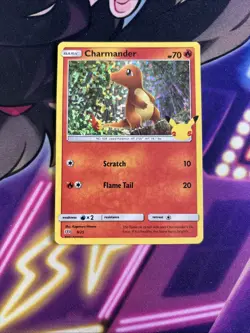 Charmander 9/25 Holo Foil Promo McDonald's 25th Anniversary Pokemon Card 2021 NM - Image 1