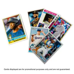 2025 Topps Heritage Baseball Trading Cards Hanger Box 3 Pack - Image 3