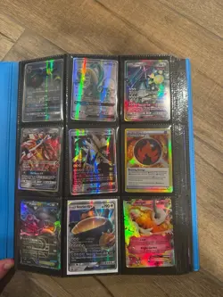 VAULTX Binder + ~95 FAKE POKEMON GX/EX FULL ART CARDS - READ - Image 2