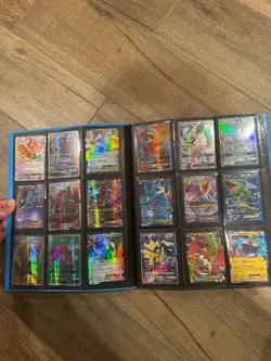 VAULTX Binder + ~95 FAKE POKEMON GX/EX FULL ART CARDS - READ - Image 3