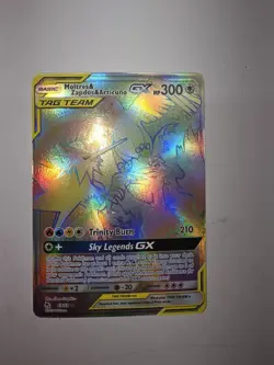 Pokemon TCG Moltres Zapdos Articuno GX Card 69/68 Secret Rainbow Hidden Fates - Image 2