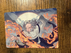MTG Magic The Gathering Avatar Art Series Card 47/54 Iroh Grand Lotus GOLD AUTO! - Image 1