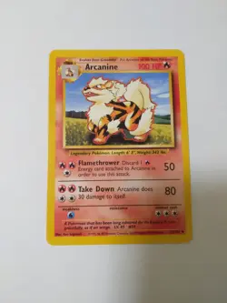 Arcanine 23/102 Base Set Pokemon Card TCG WOTC NM - Image 1