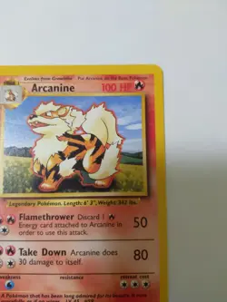 Arcanine 23/102 Base Set Pokemon Card TCG WOTC NM - Image 2