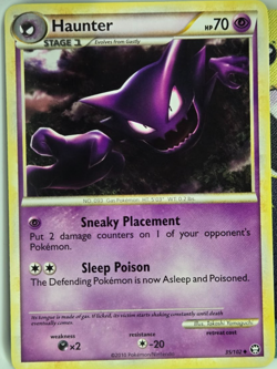 Pokemon Card TCG Haunter 42/99 Platinum Arceus NM - Image 1